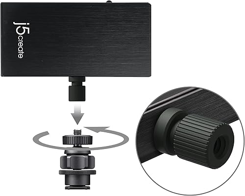 Miniatura 4 de j5create Tarjeta de captura de video en vivo JVA02 - HDMI a USB-C, soporta grabación de video y audio de 1080p 60 FPS, entrega de potencia de 60 W