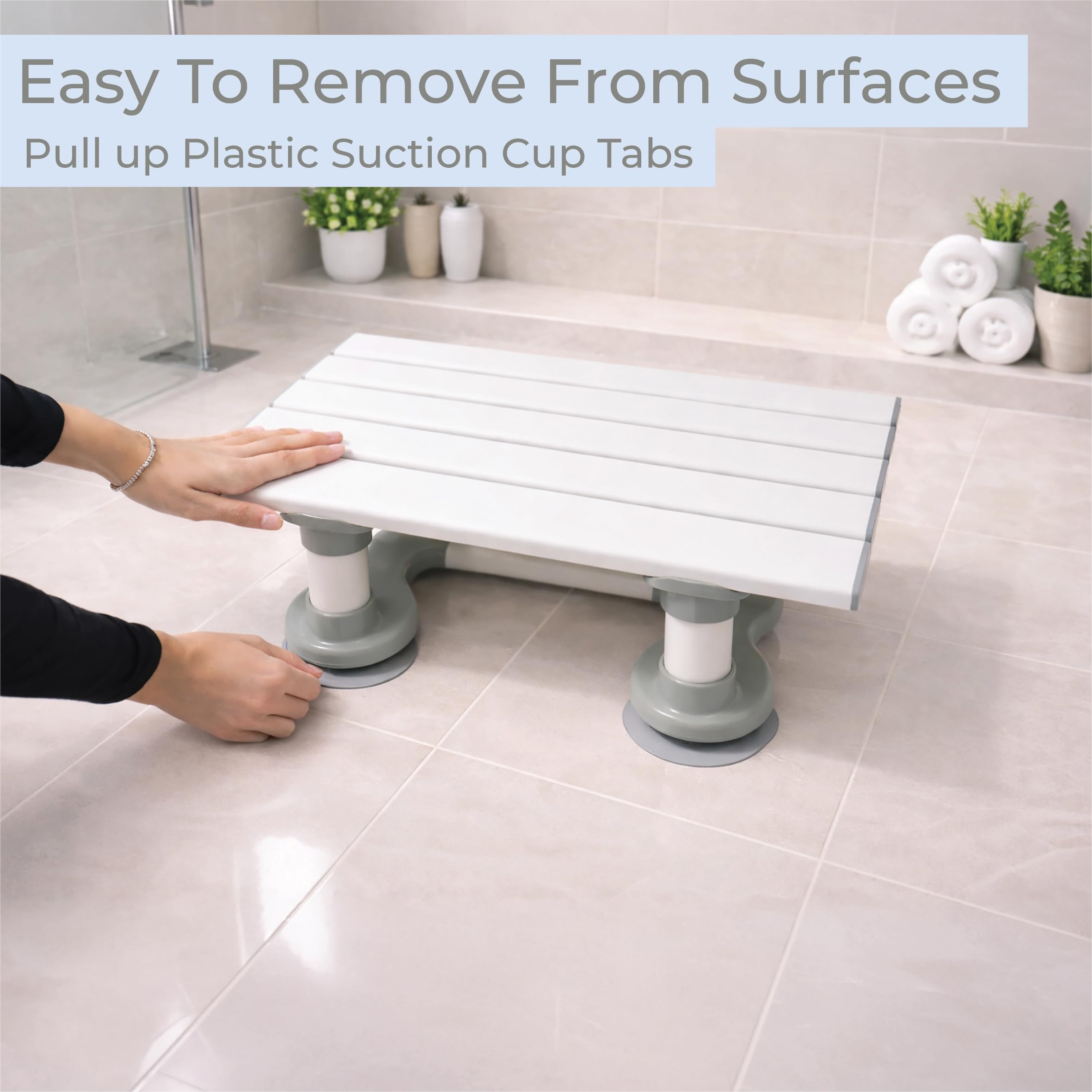 Aidapt Asiento de Baño de Plástico Medina 152 Mm - 1 unidad