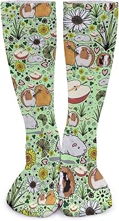 Lsjuee Wild Guinea Pig Unisex Compression Socks Thick High Socks Warmer Long Socks
