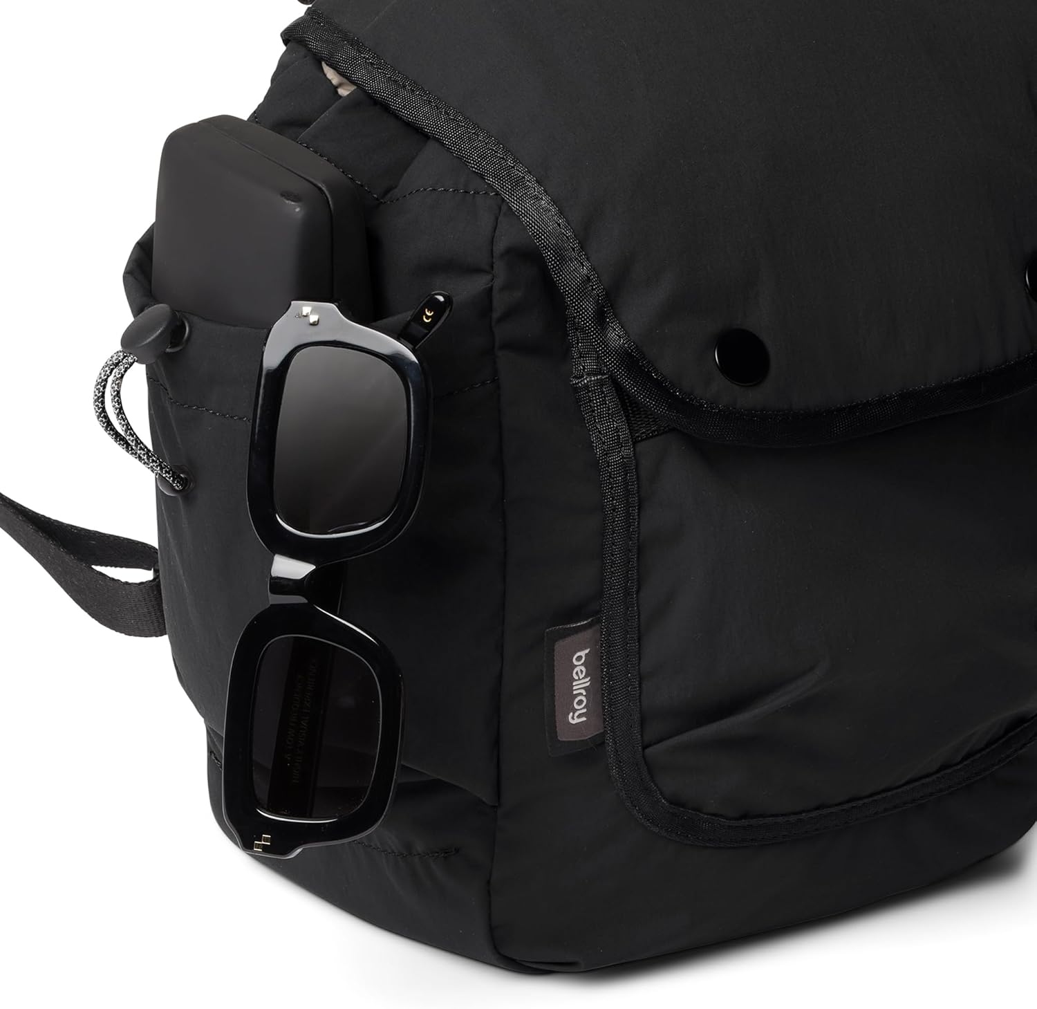 Bellroy Cinch Minipack (lightweight 9 liter backpack with external organization and adjustable shoulder straps) - Black - Image 5