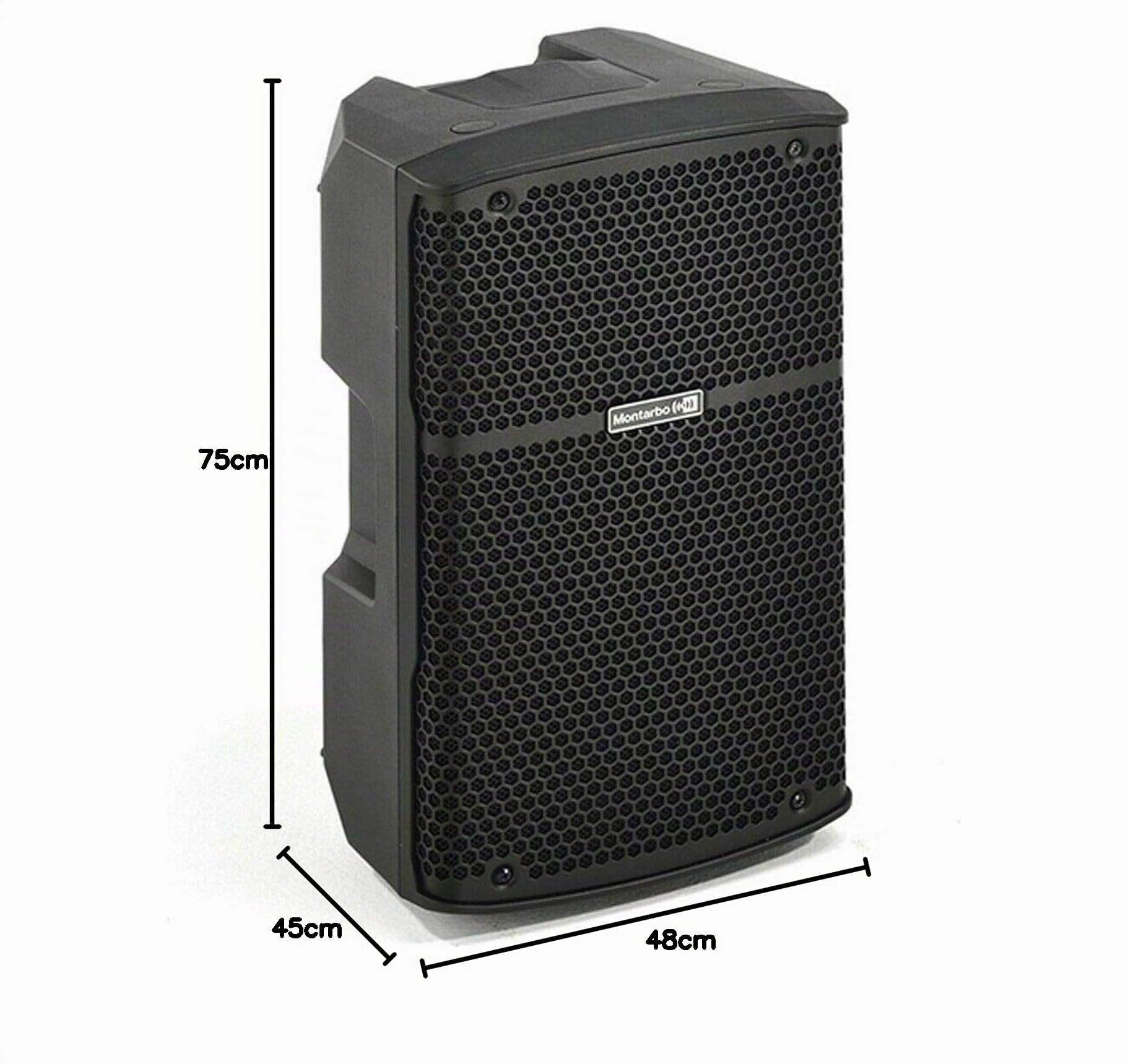 MONTARBO B108 Monitor Speaker Amplificato Professionale BLUETOOTH 400W