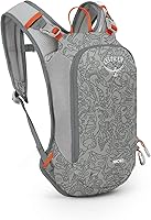 Osprey Moki 3L Kids Biking Backpack with Hydration Reservoir - Hungry Dino Print, Ages 4-12