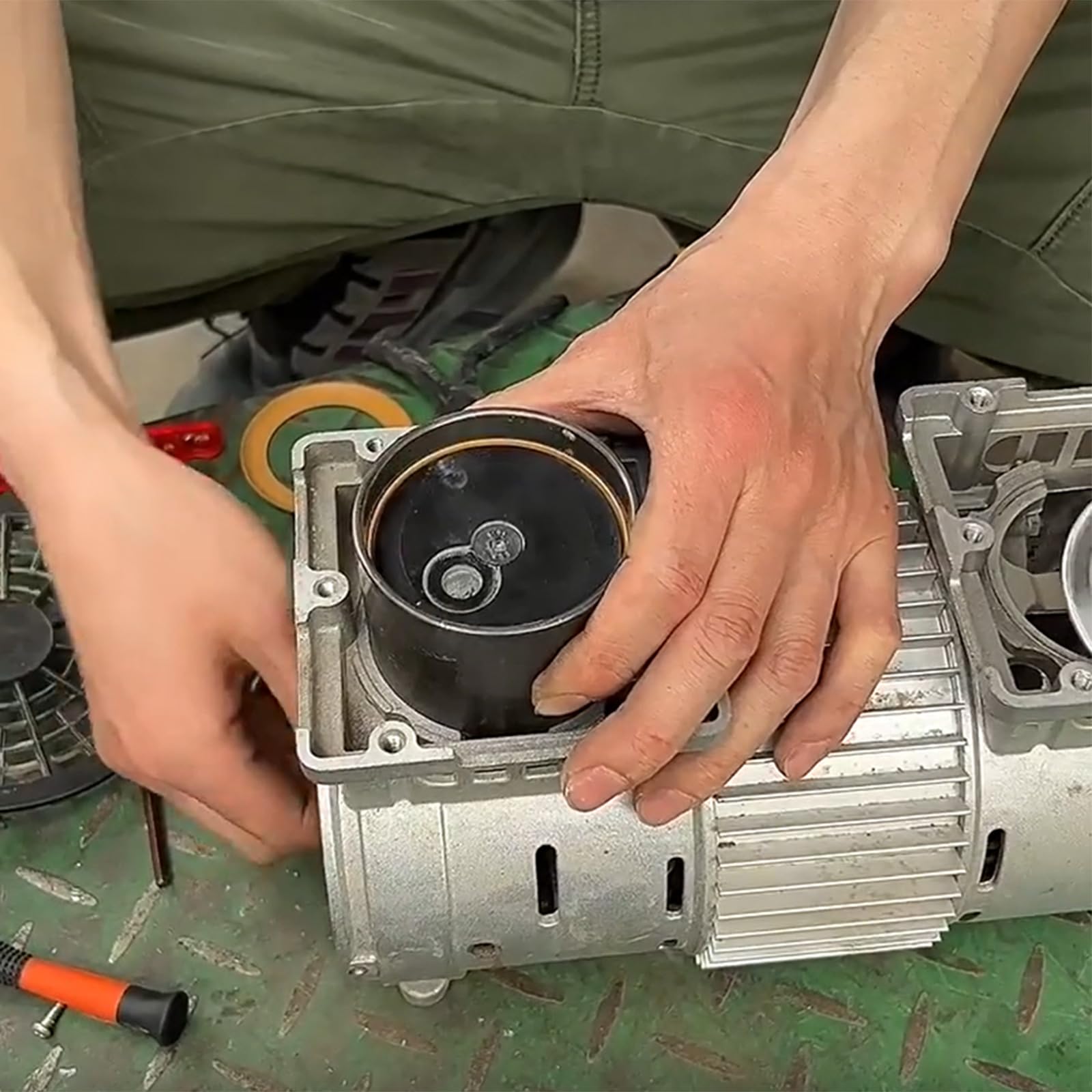 Kit de réparation 20 pièces avec compresseurs d ' air silencieux de 1 500 W sans huile pour des efficaces et de longue durée