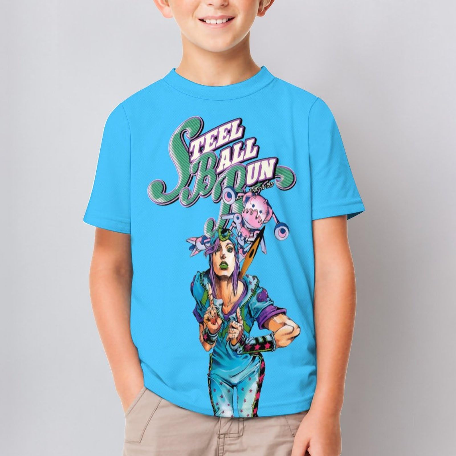 Amazon.co.jp: 子供 Tシャツ ジョジョの奇妙な冒険 ジョニィ ジョー 