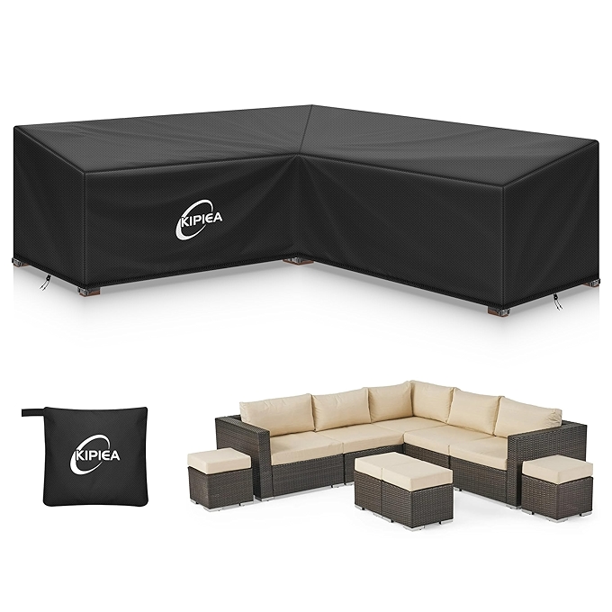 Kipiea 防水户外沙发遮盖 防风防紫外耐撕裂遮阳罩
