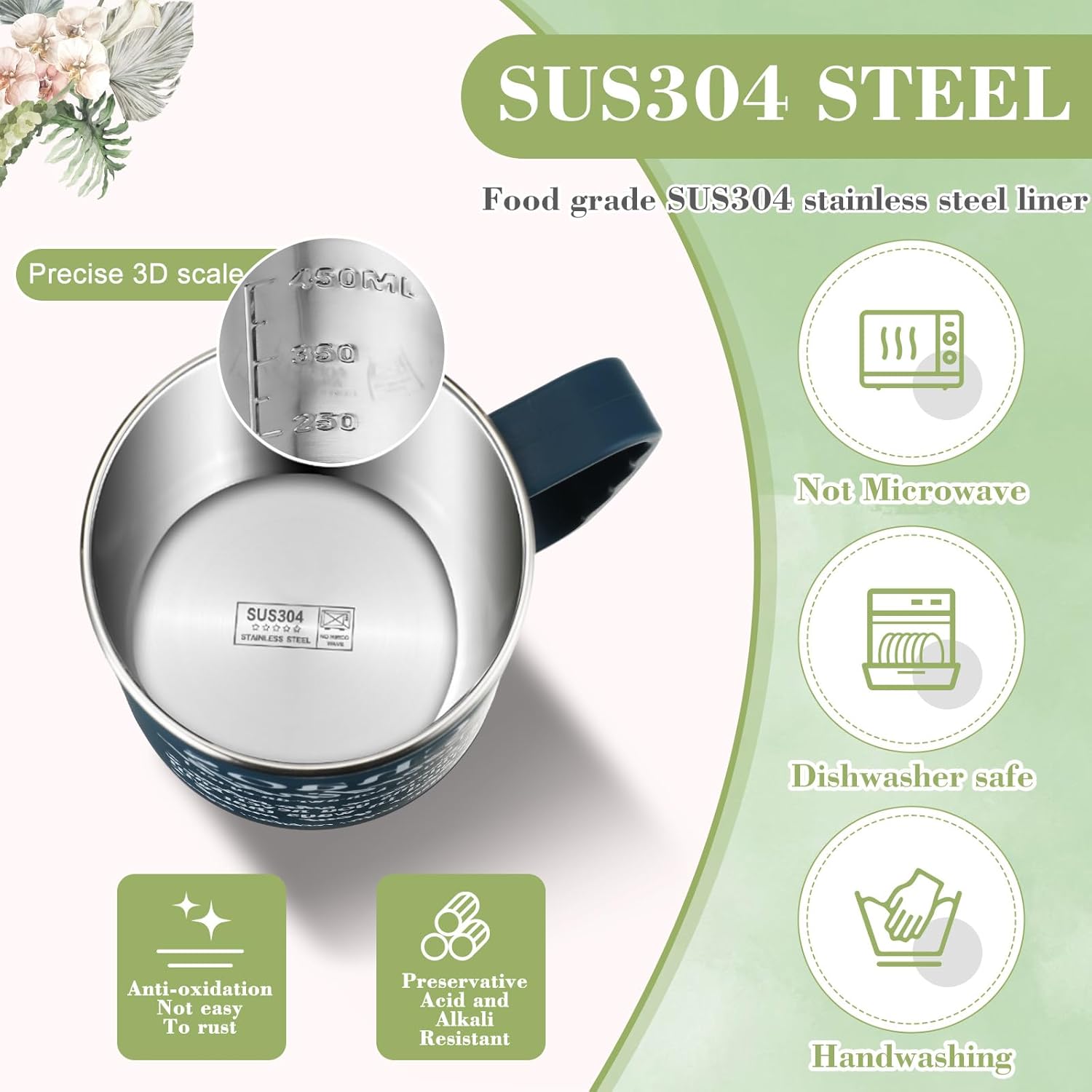 4 Pcs Chaos Coordinator Mug, Employee Appreciation Gifts Bulk, 17 oz Stainless Steel Insulated Drinking Cup with Handle Thank You Gifts for Social Worker Staff Coworker Teacher - Image 3