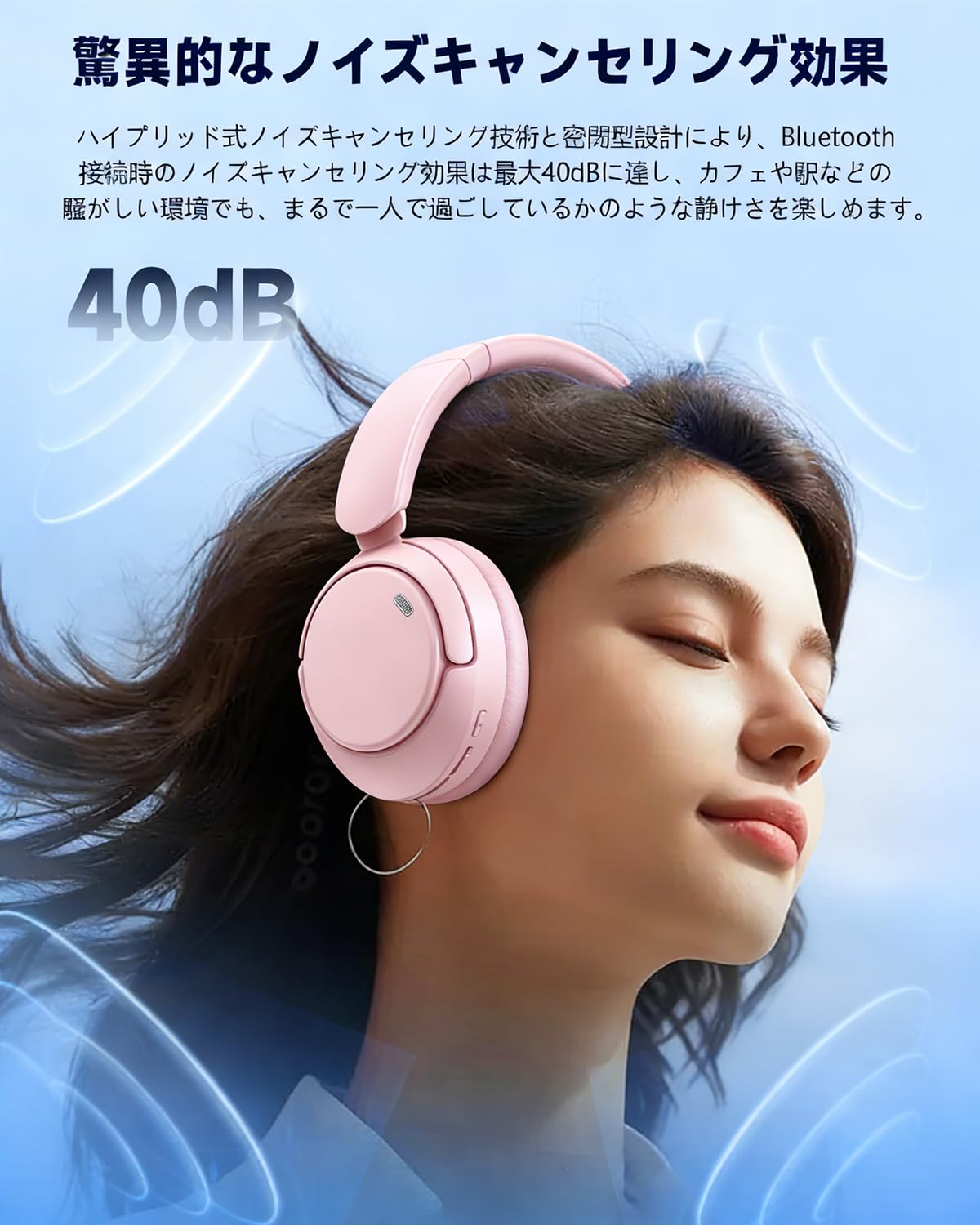 Amazon.co.jp: ヘッドホン bluetooth ワイヤレスヘッドホン 6つの