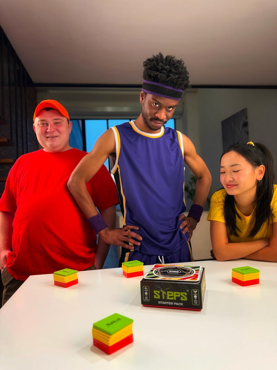 Steps Games Starter Pack Wooden Board Game – Unique Skill-Based Family Game, Party & Travel Game Gift Fun for Kids and Adults