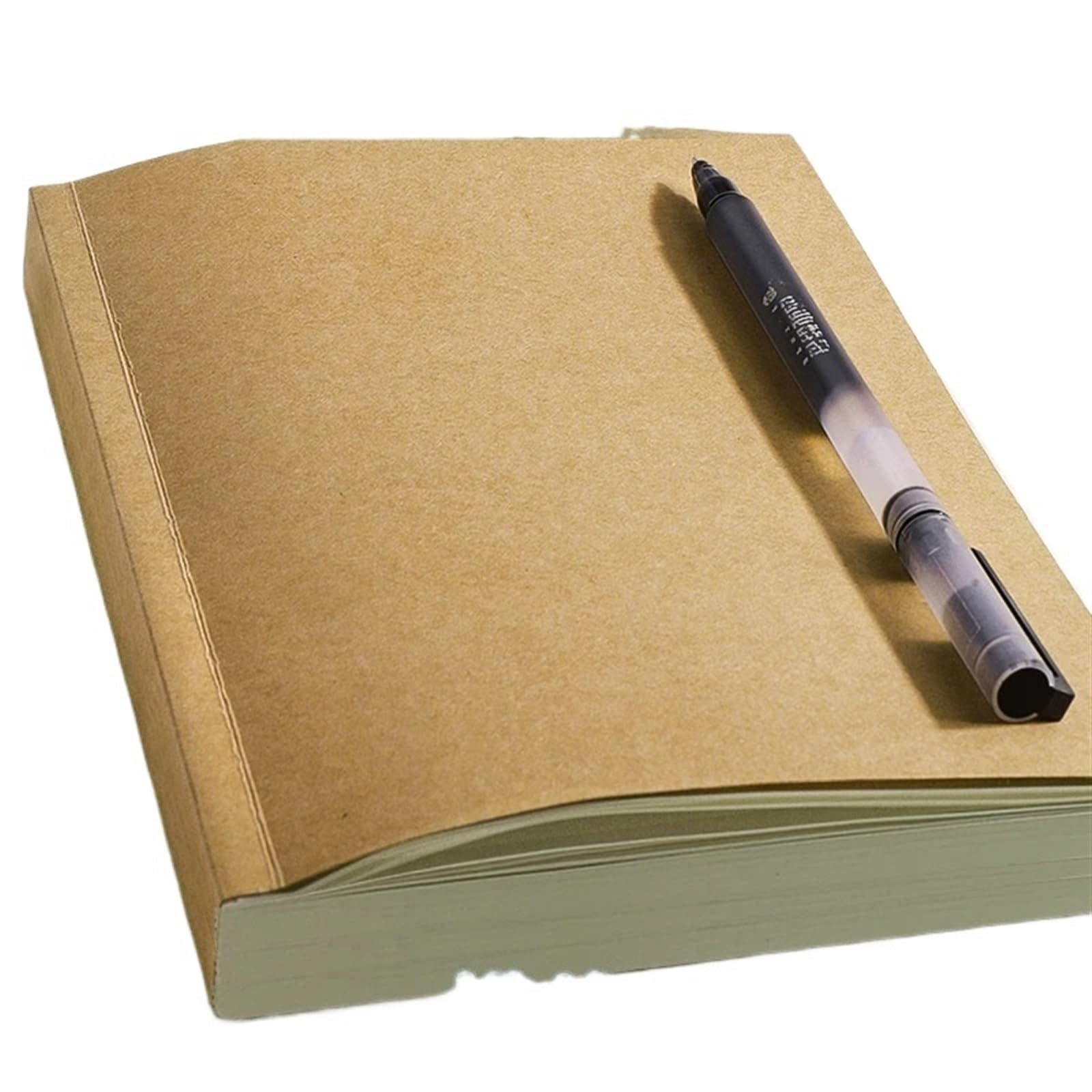 Notizblock Notizbuch B5 Dickes Notizbuch A5 Minimalistisch for Studenten A4 Ultradickes Blanko-Notizbuch, Papier-Notizbuch, horizontal(A5 Black 1)
