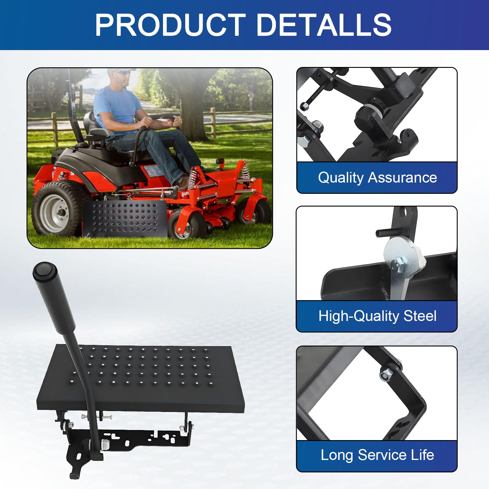 PSLER ACS6000ULS - Protezione per scarico tosaerba adatta per tosaerba a sterzata zero, sostituisce per tosaerba ACS6000ULS, 088-6003-00 Ferris Exmark Gravely Hustler e Toro