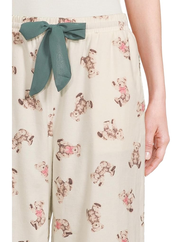 White HONEYDEW Snooze Mode Long Pj Set