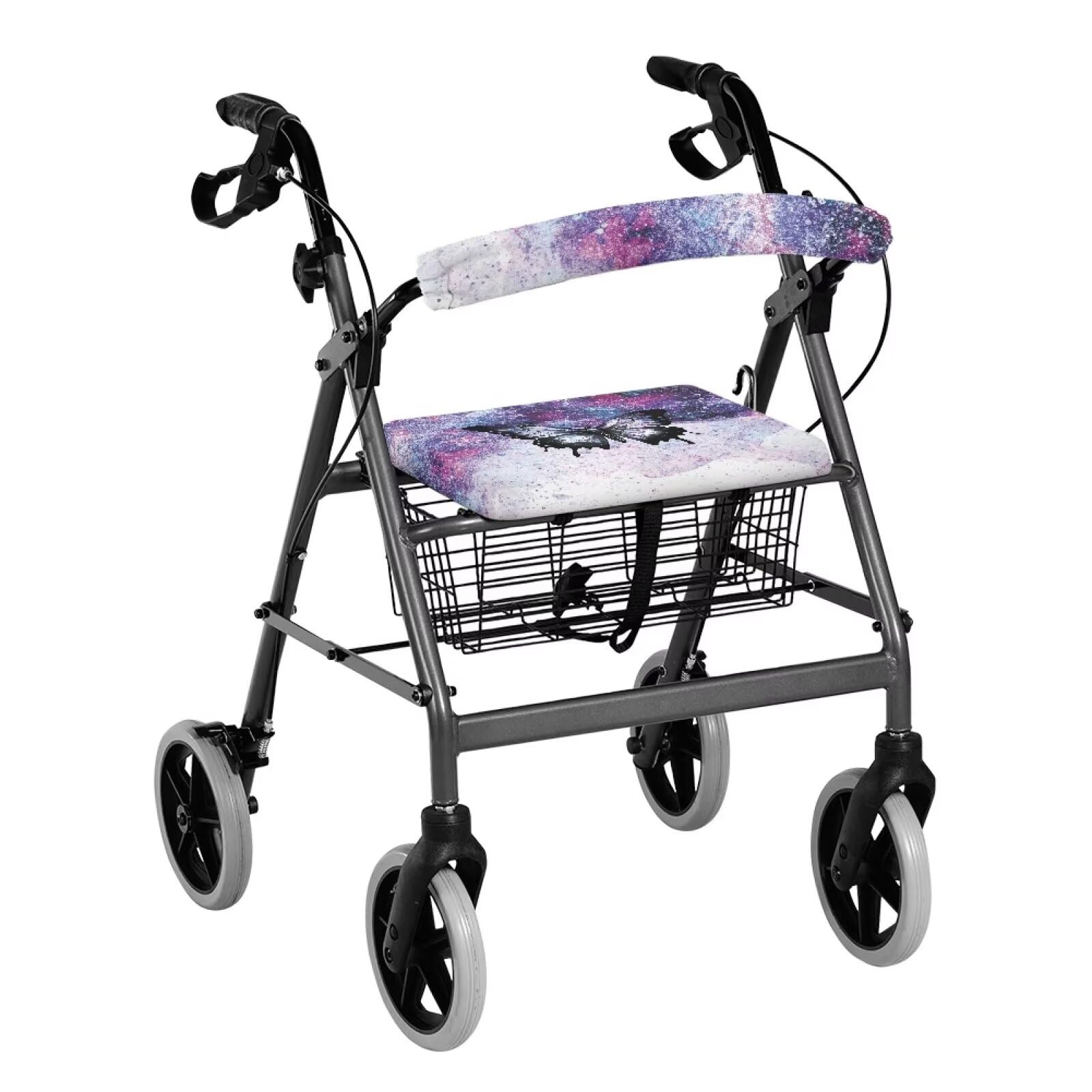 Blue Marble Accessories for Rollator Walkers Pattern Rollator Walker Seat and Backrest Covers Removable & Washable Walkers for Seniors with Seat Gift Covers for Men Ladies — Amazon image 30