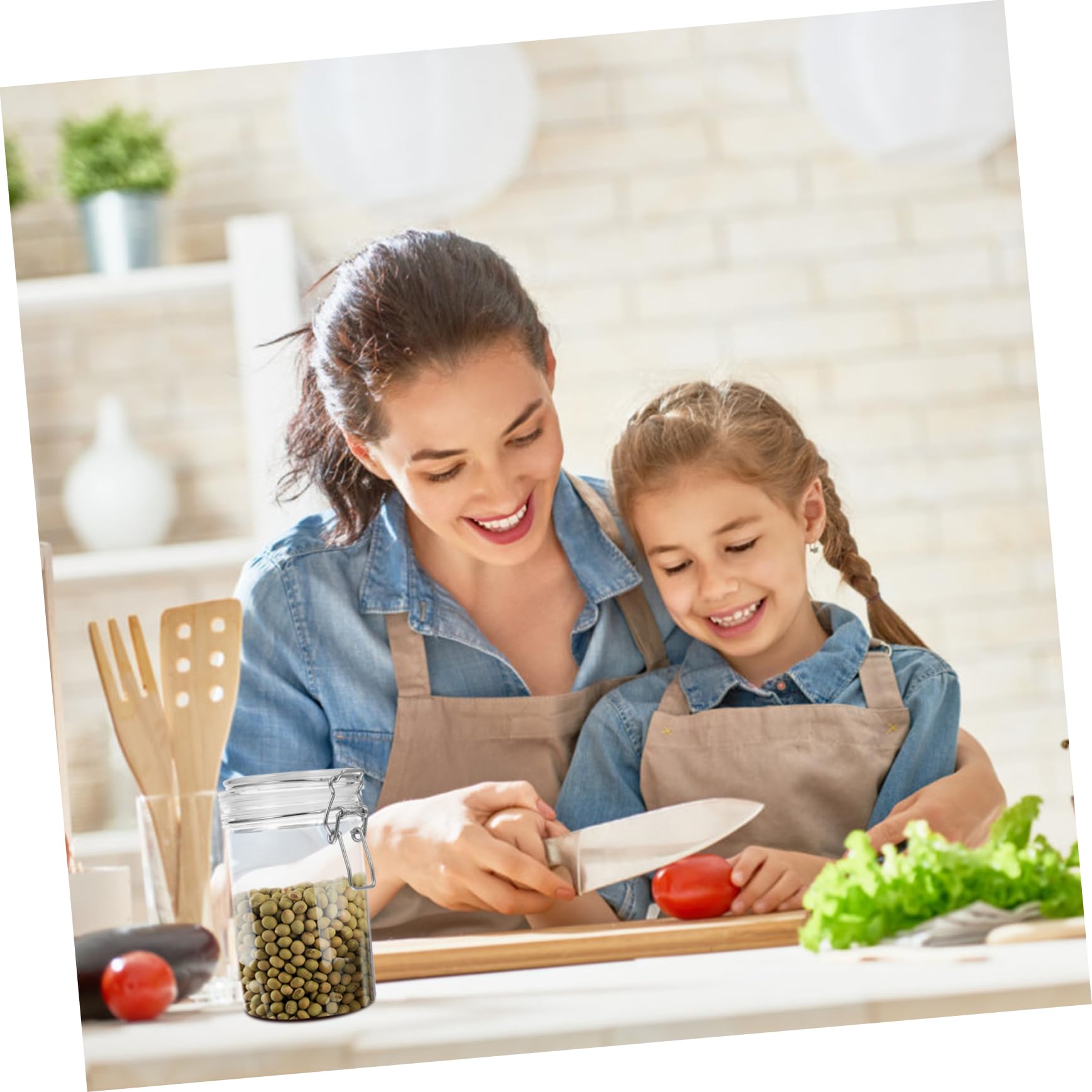 HOOTNEE Storage Bottle Honey Containers Food Dispenser Honey Dispenser Food Containers Moistureproof Storage Tank Clear Container Sealed Storage Can re-usable