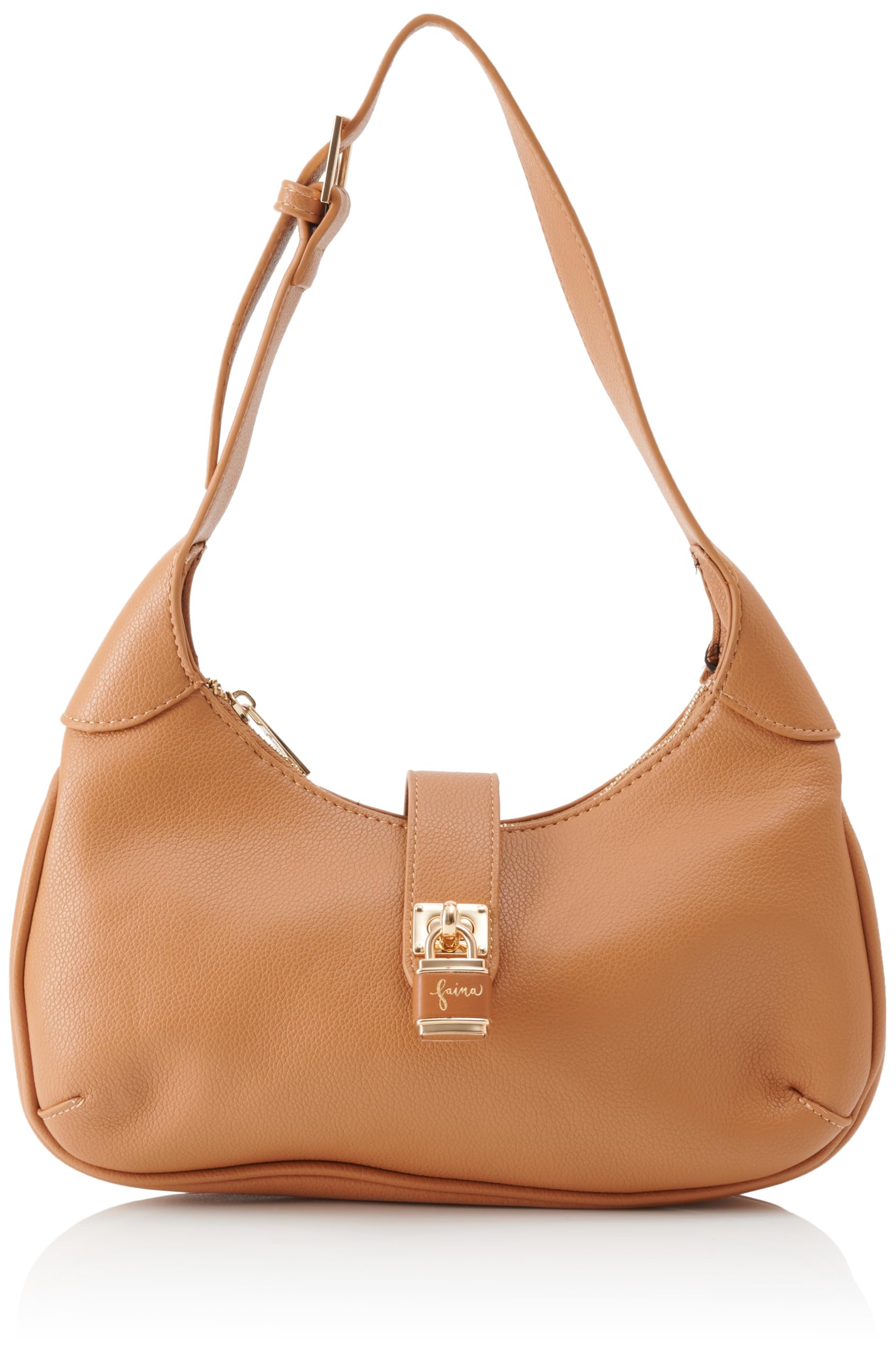 FENIA Women's Shoulder Bag, Light Camel, One Size