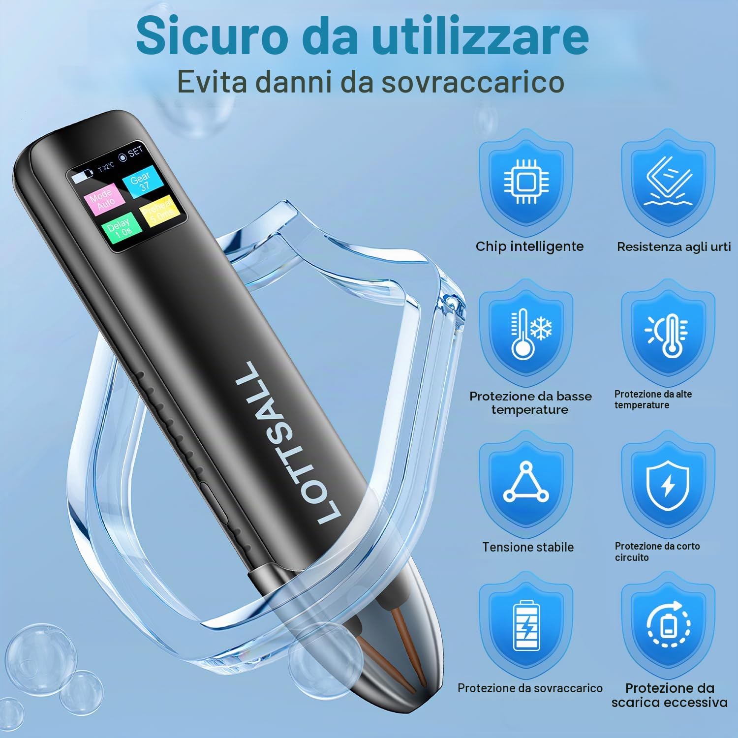 Saldatrice a punti con batteria, saldatrice a punti manuale con modalità automatiche e manuali, 99 velocità regolabili per batterie fai da te, indicatore LED
