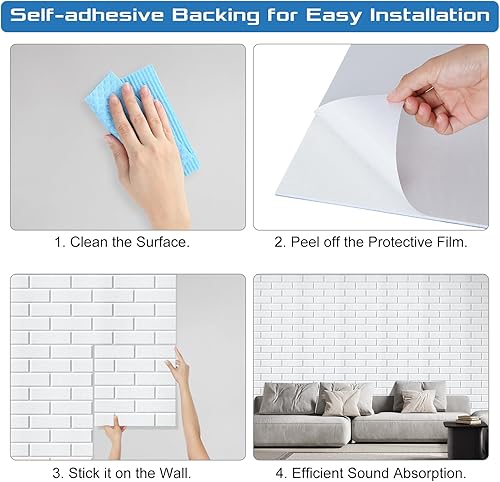 Miniatura 8 de Paquete de 18 paneles acústicos absorbentes de sonido de 12 x 12 x 0.4 pulgadas, paneles de espuma a prueba de sonido de alta densidad para paredes,