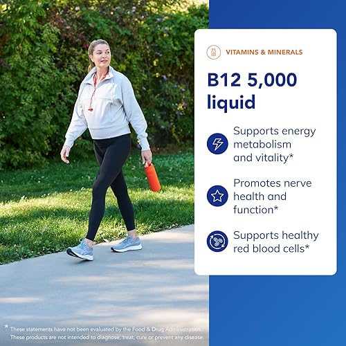 Miniatura 3 de Pure Encapsulations Líquido B12 5,000 | Suplemento de metilcobalamina de vitamina B12 para apoyar la energía, la salud nerviosa, la función