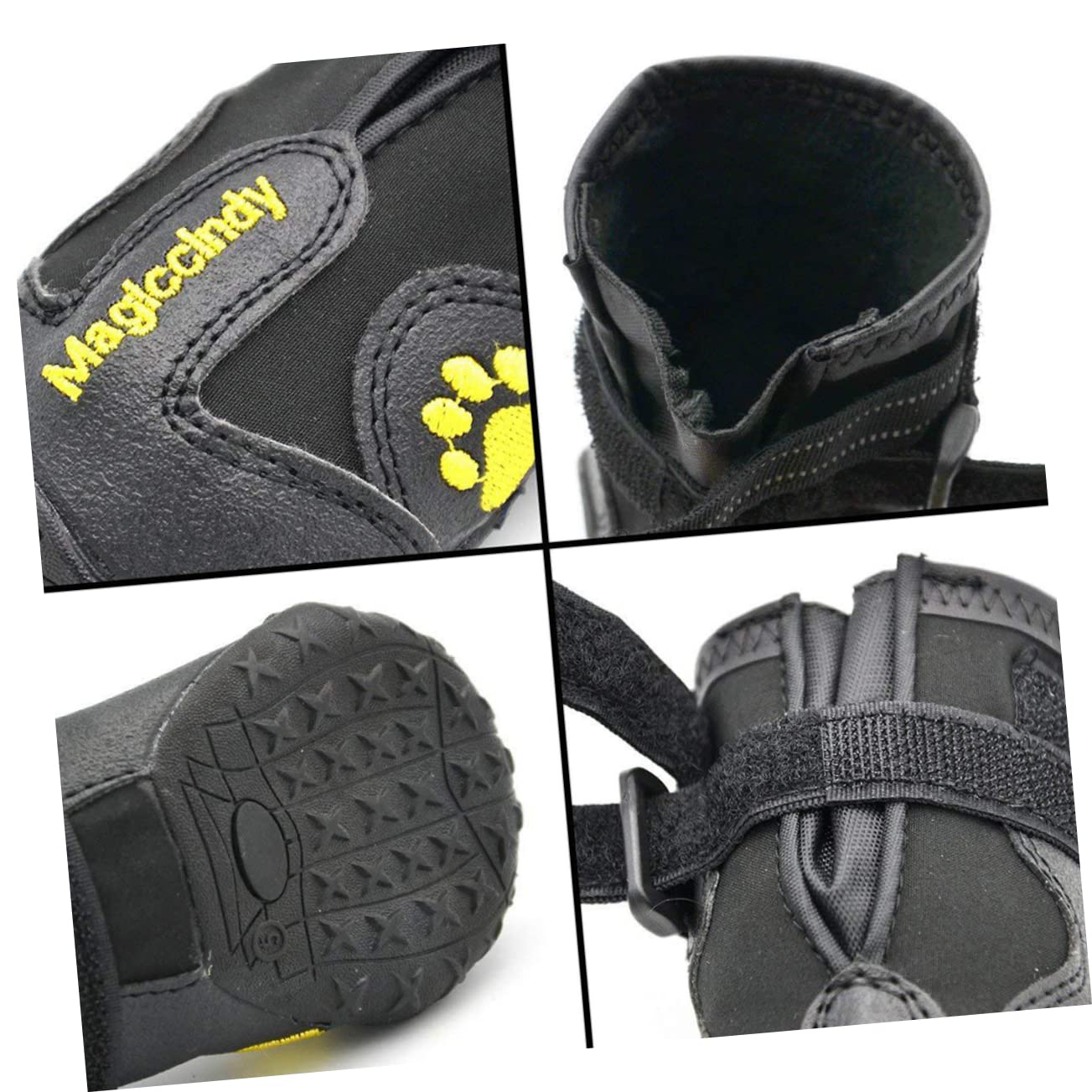 Milisten 8 Uds Zapatos para Perros Botas Cálidas De para Perros Botas para Perros Botas De Nieve para Mascotas