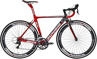 EUROBIKE TSM910 50 cm Carbon Fiber Frame Road Bike 18 Speed 700C Road Bicycle - coolthings.us