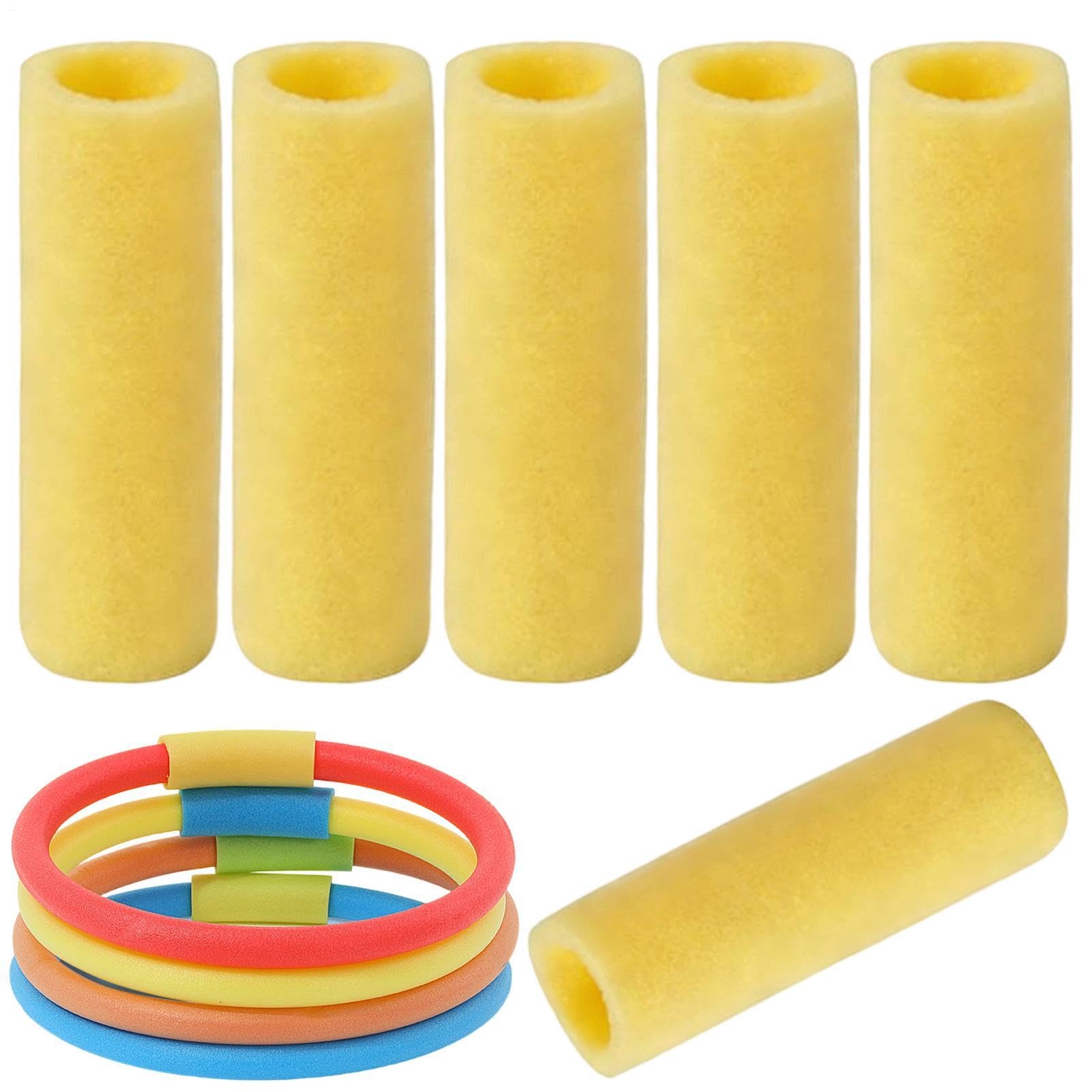 6Pc Pool Noodle Connector | Swimming Noodle Connector | Woggle Swimmings Float Pool Noodles Connectors with Hole | Pools Ring Noodles Stick Port Swimming Training Aids for Kids Adults