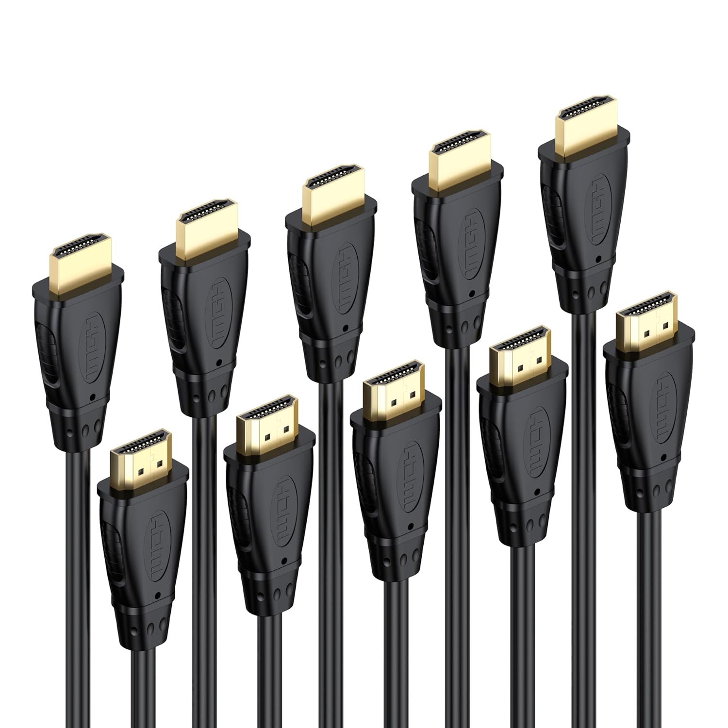 MOSIMLI HDMI Cable 6 FT 5Pack, 4K ARC/eARC HDMI Cable for Soundbar