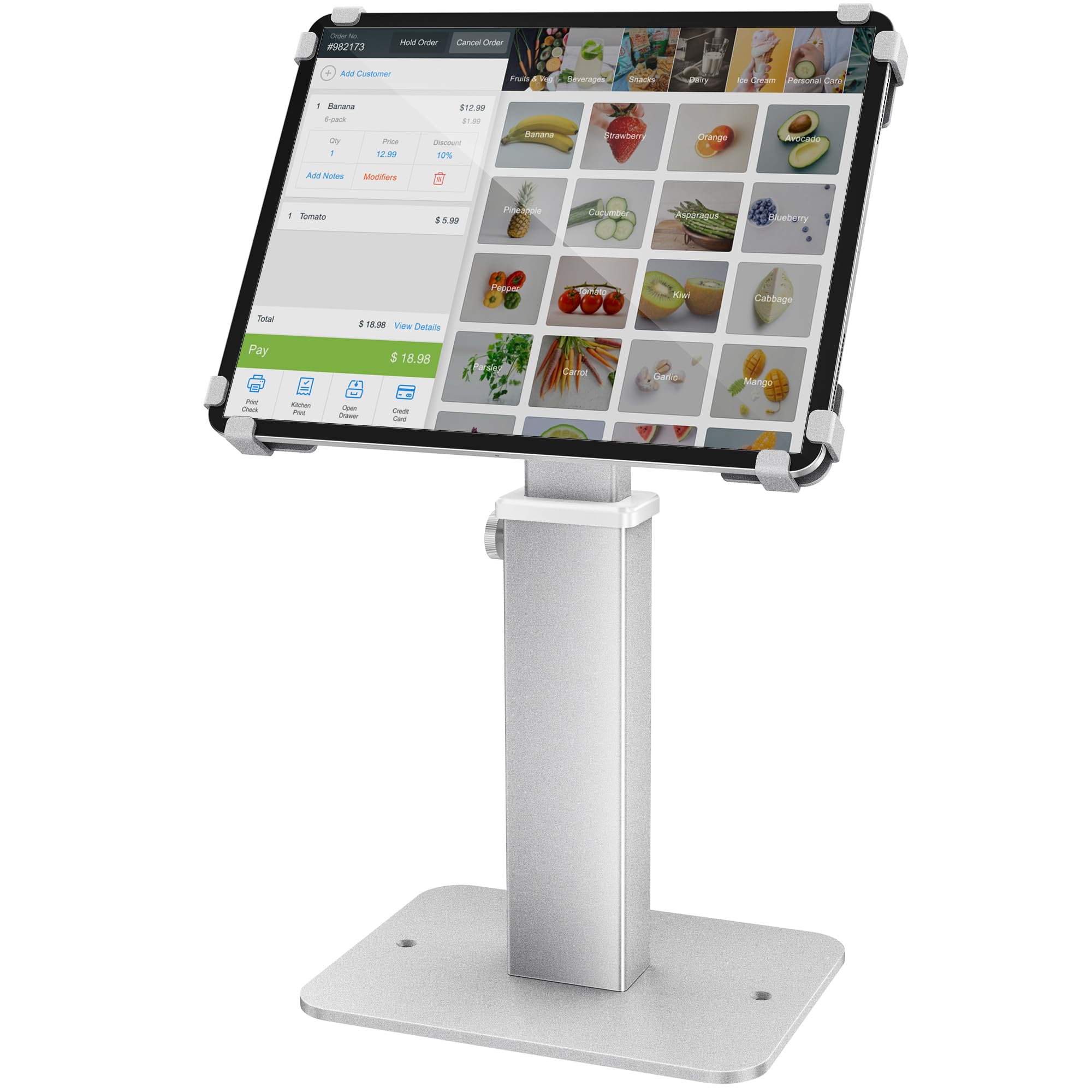 Supporto universale da poggiatesta auto 360° per tablet 7-10.1