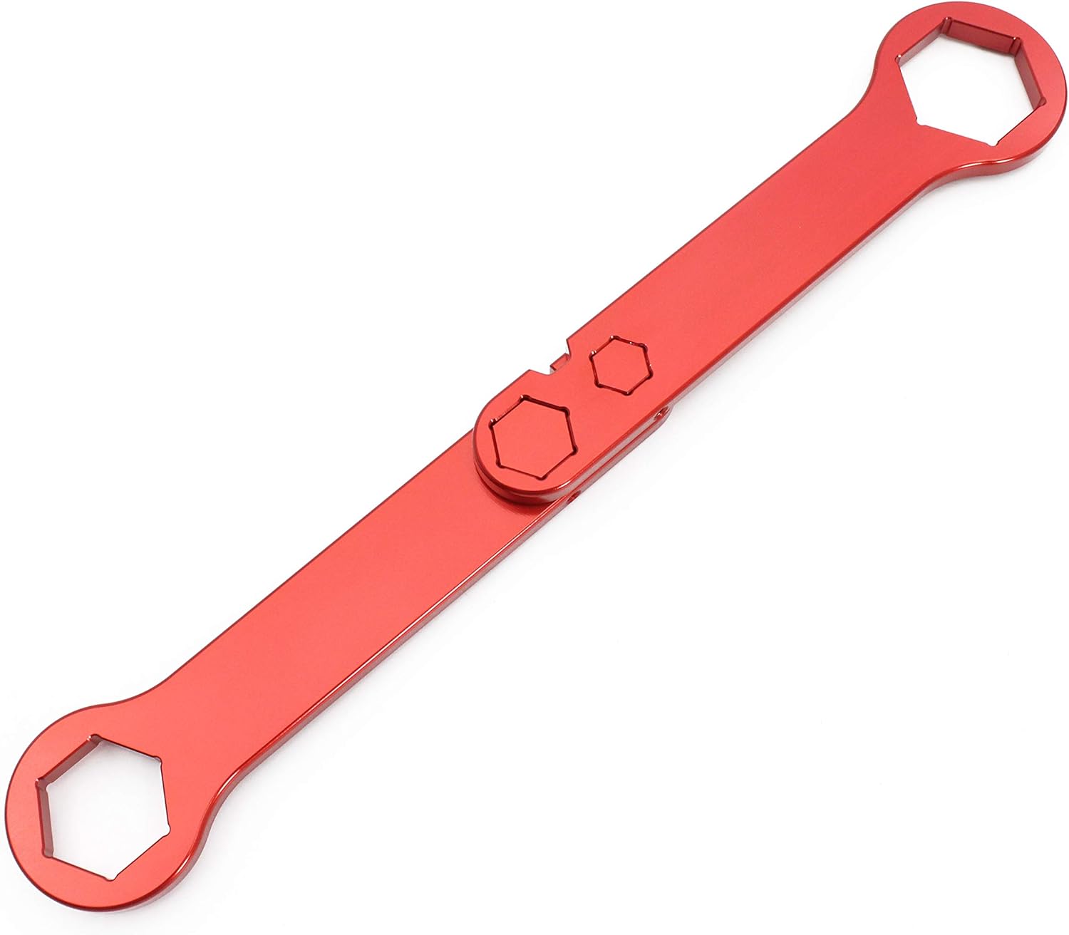OSBUN Motorcycle Spanner Wheel Removal Change Tool Wrench Set Compatible with Africa Twin CRF1000L/ADV 2016-2020 Anodized Aluminum (Red) : Automotive