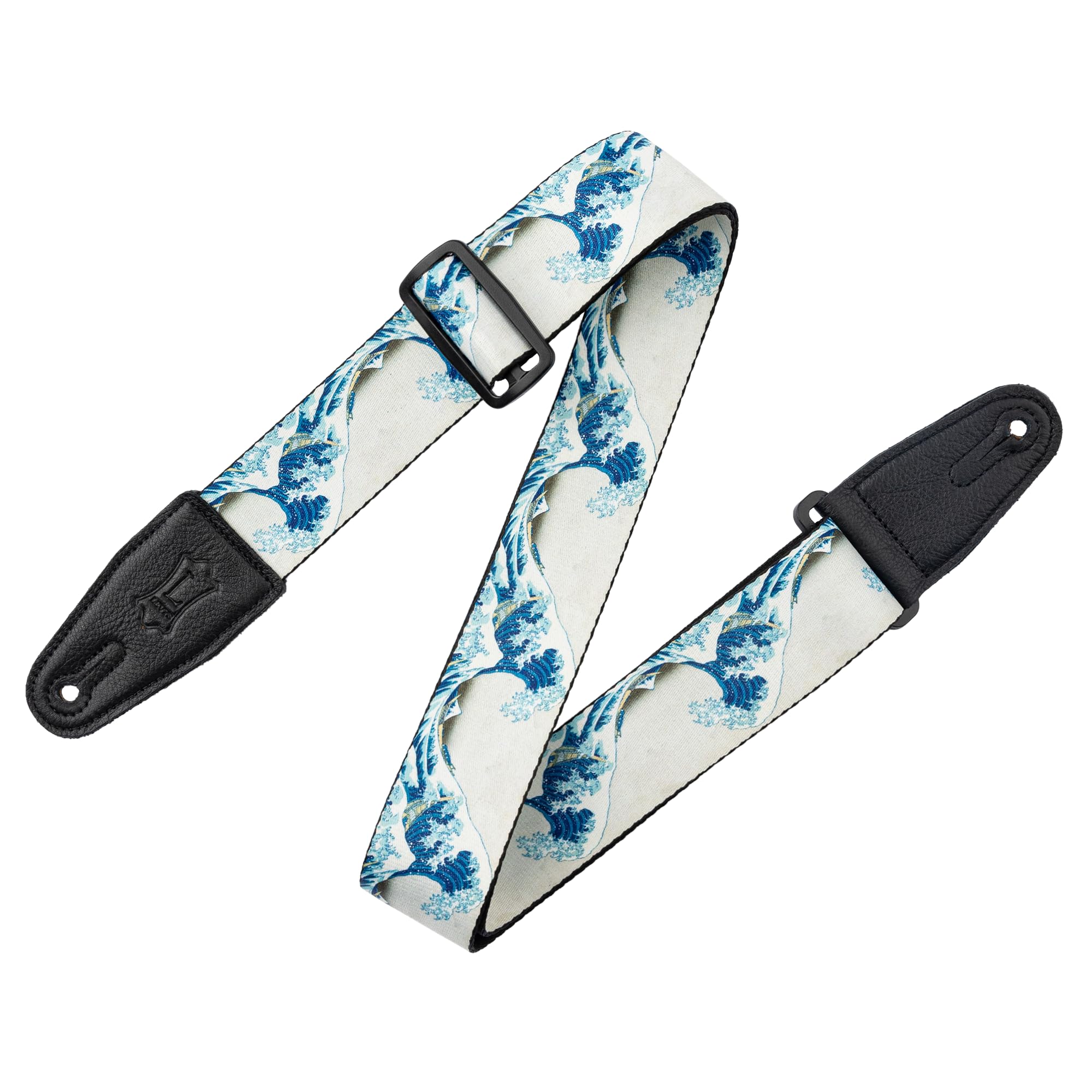 Levy's MP2MSP-002 Guitar Strap, White, 2"