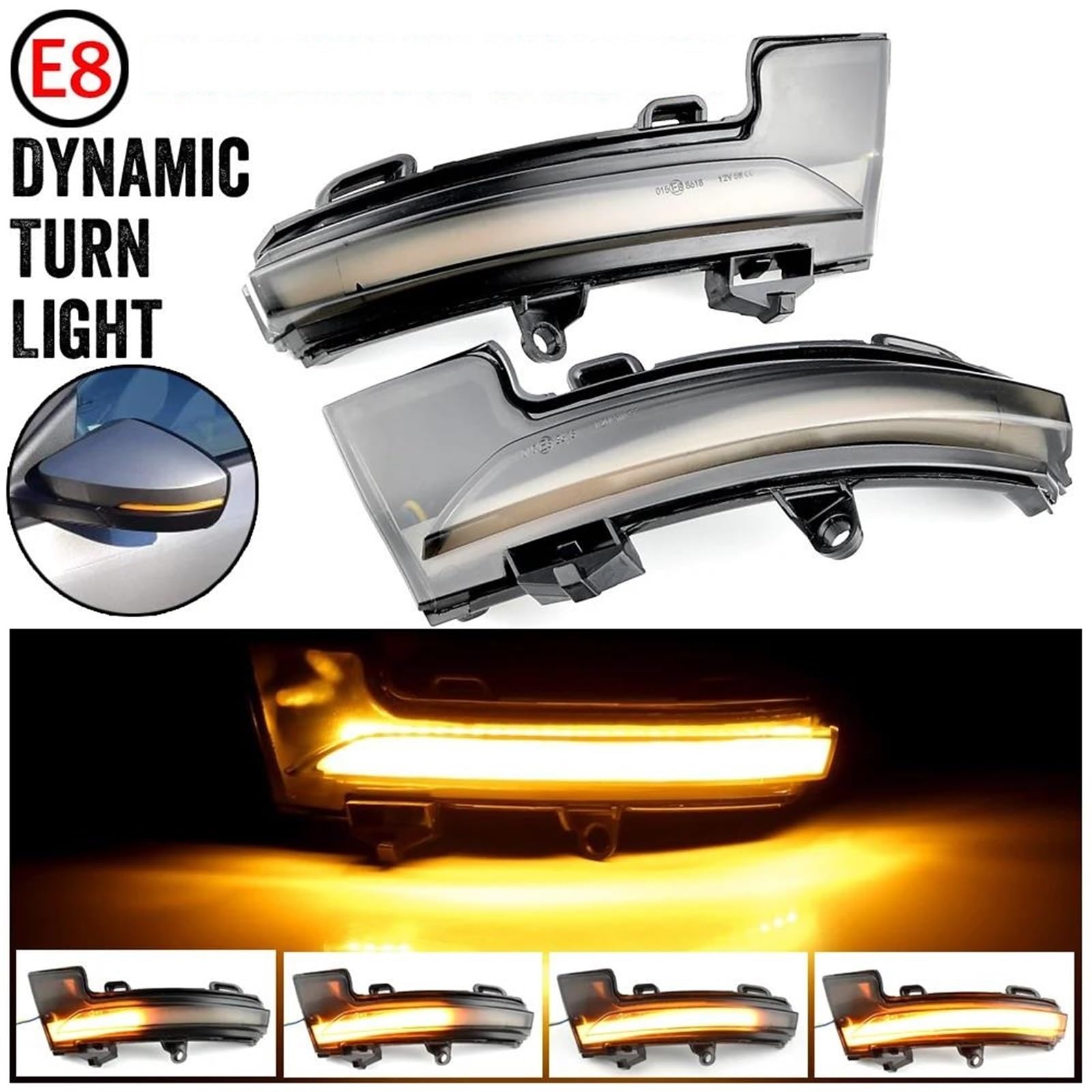 Generico Lampe frecce auto Per Skoda Per Octavia Per MK3 5E 2013-2018