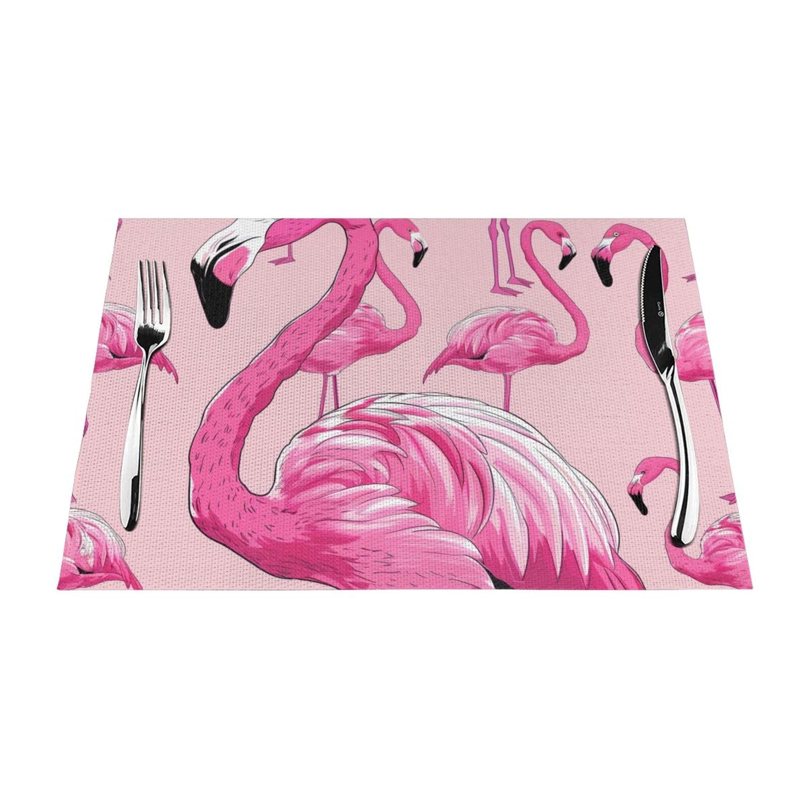 Sets de table en PVC lavables lot de 6 tapis de cuisine antidérapants 45,7x30,5 cm