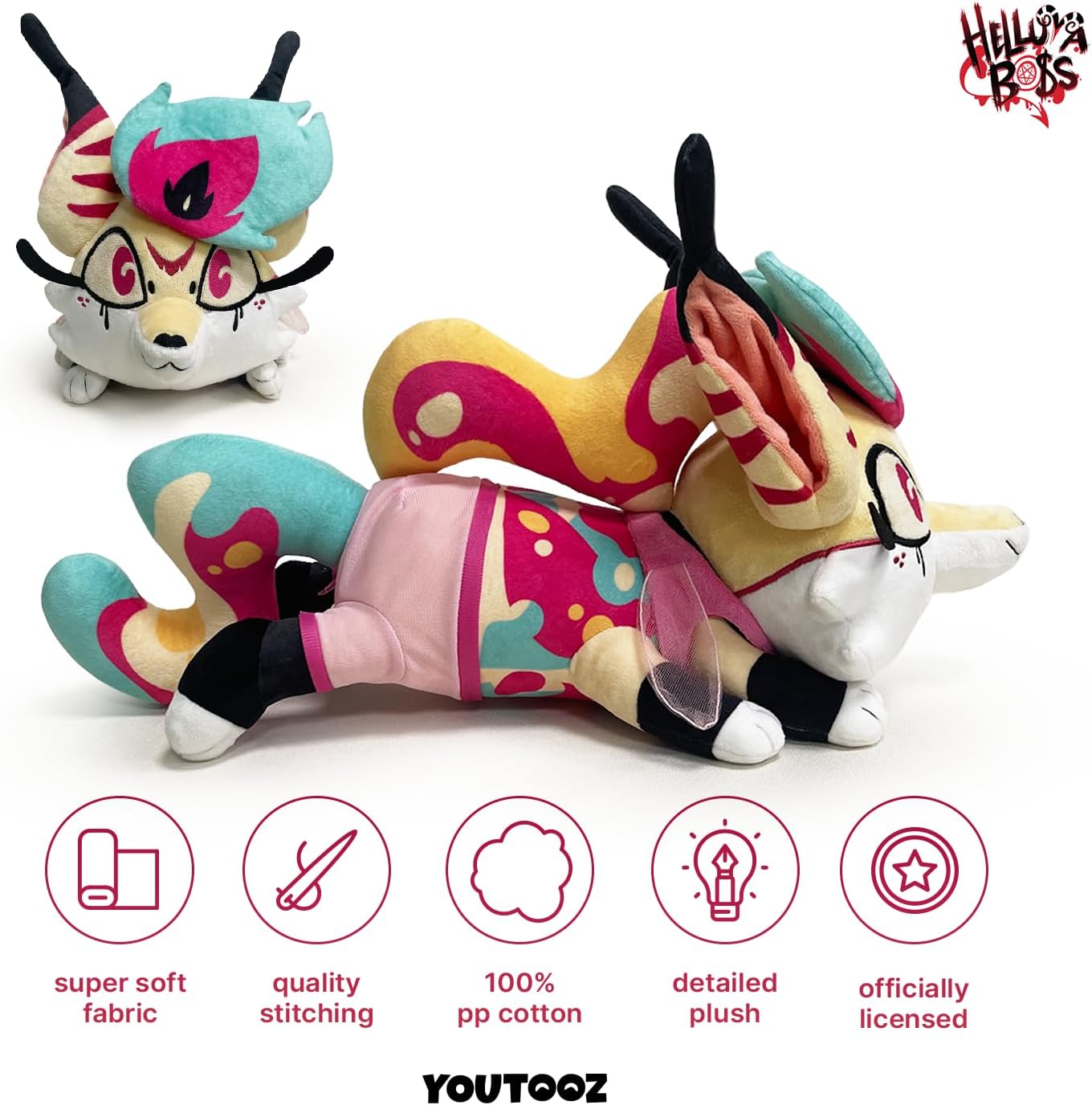 Youtooz Helluva Boss Beelzebub 16" Weighted Plush, Collectible Beelzebub Plushie