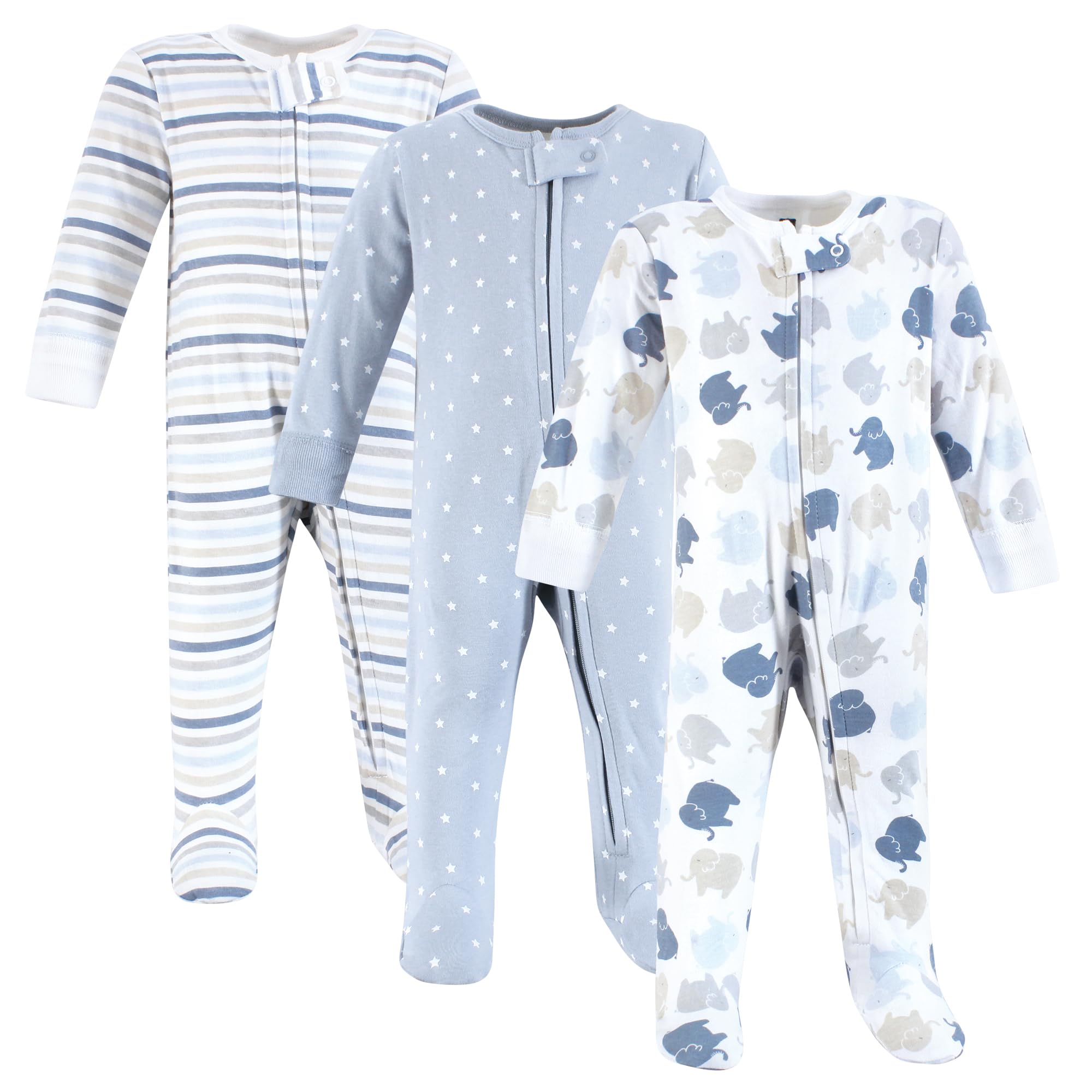 Hudson Baby Unisex Baby Cotton Sleep and Play