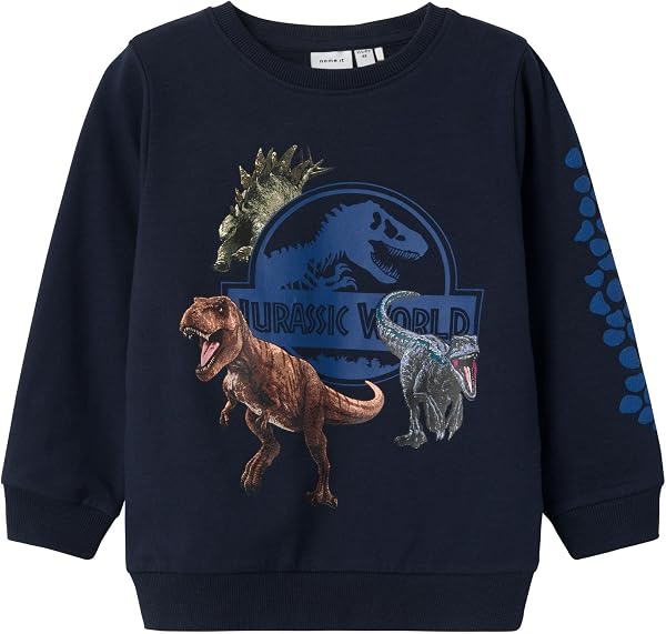 Name It NMMFALK JURASSIC SWEAT UNB SKY Sweatshirt Erkek çocuk