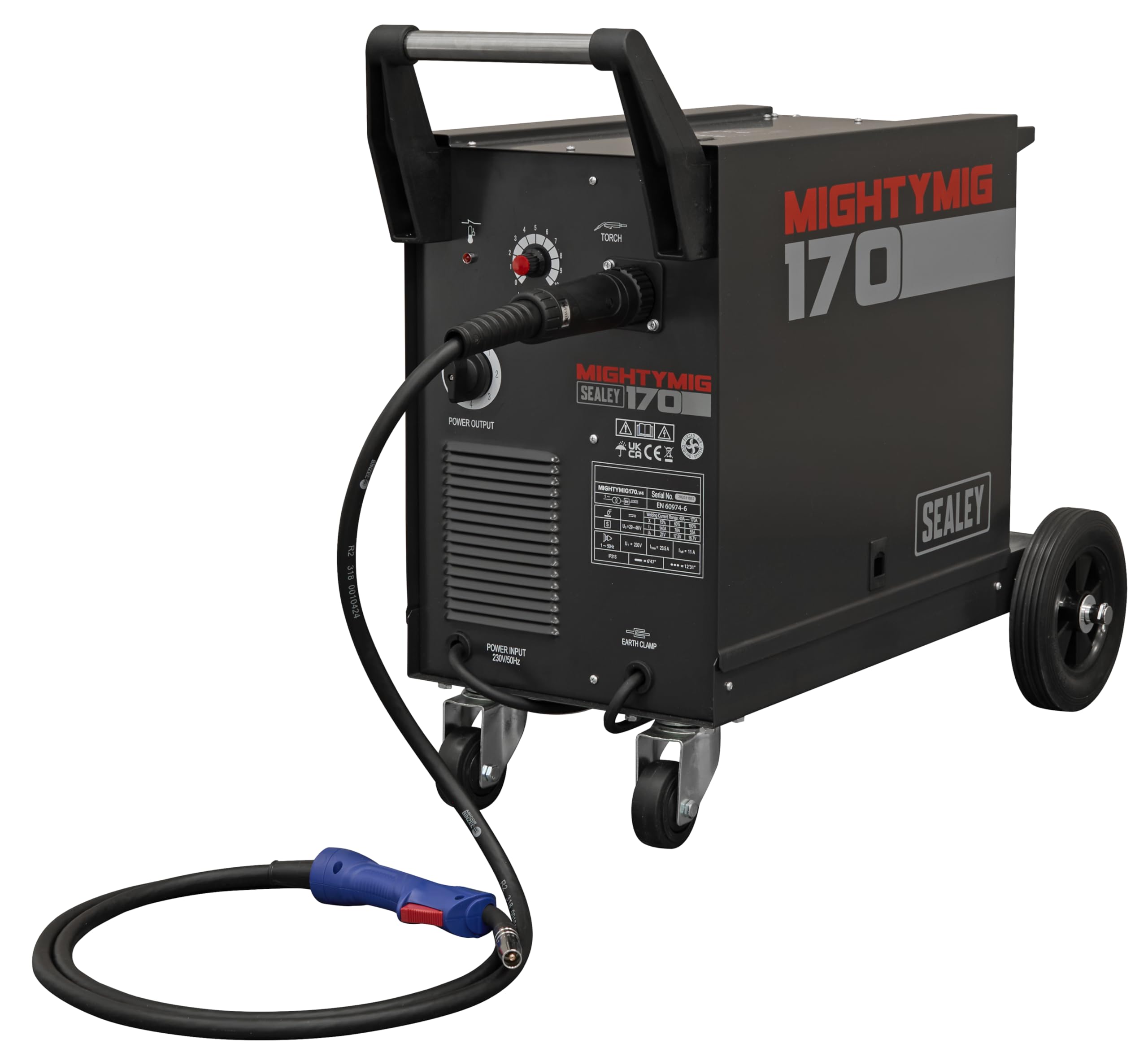 Sealey Professional Gas/gasless Mig Welder With Euro Torch 170A from B&Q