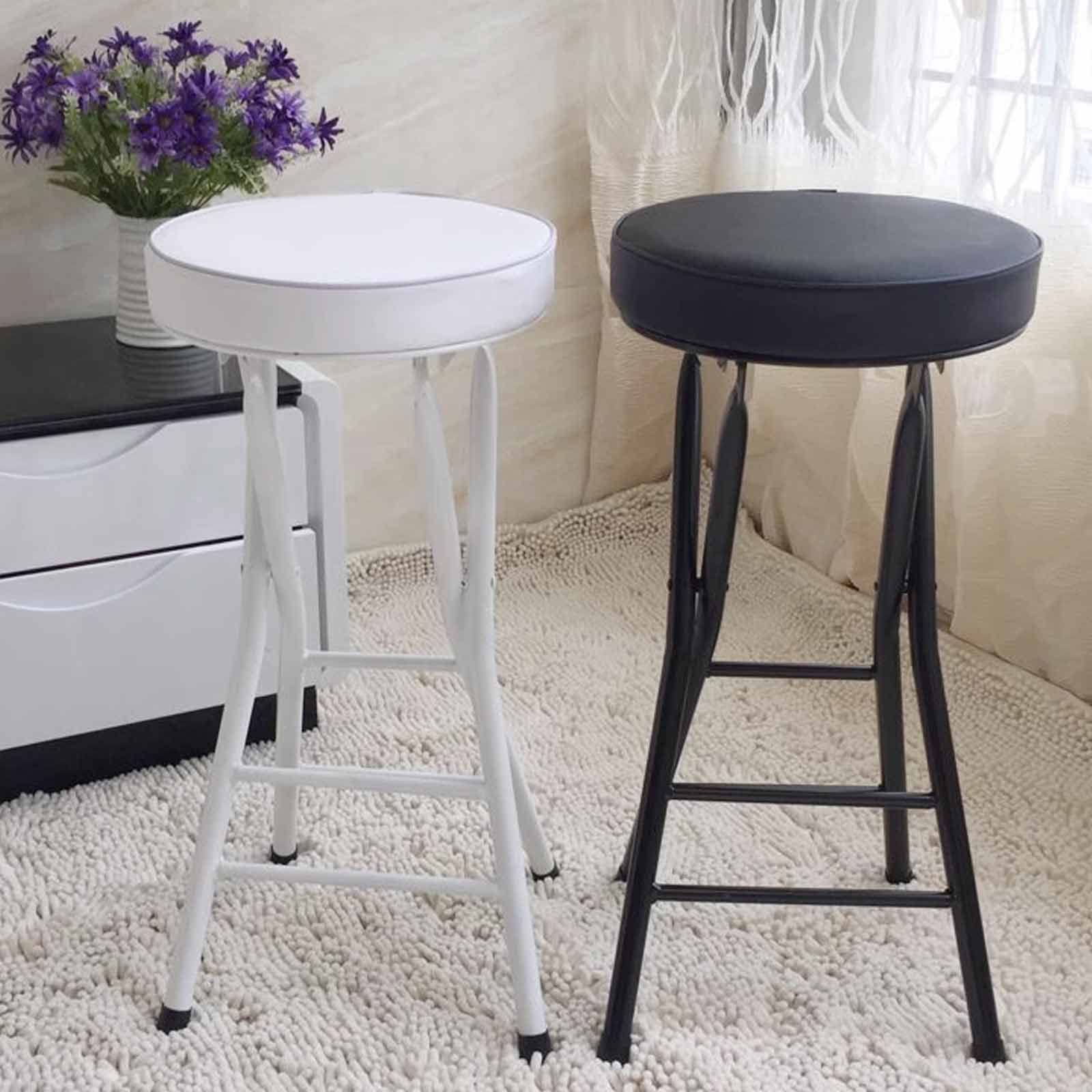 Sgabello con schienale - imbottito in finta pelle cm 33 cm - Altezza
