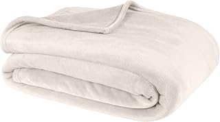 Hometex Premium Textiles Cashmere Touch Kuscheldecke | Hochflor-Flausch Sofadecke | Kuschelig weich & hautsympatisch | 150 x 200 cm Natur