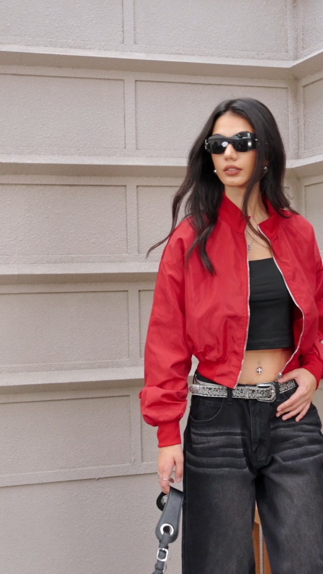 Amazon.com: Verdusa Women's Cropped Bomber Lightweight Jacket Long