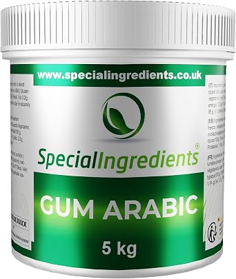 Gum Arabic Powder Acacia 5kg Premium Quality, Vegan, Non-GMO, Gluten Free   Recyclable Container