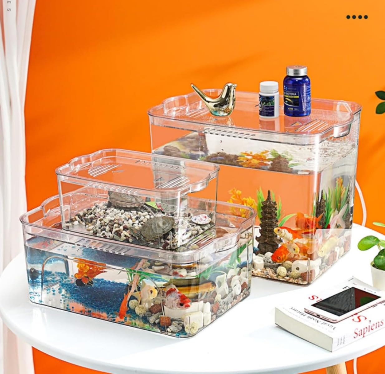 金魚水槽 プラスチック 水槽 大型 Amazon 金魚鉢 水槽 プラスチック