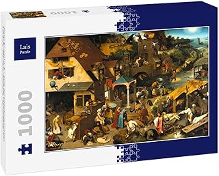 Comprar Lais Puzzle Pieter Bruegel el Viejo - Serie de Pinturas en Arco, Los Proverbios Holandeses 1000 Piezas