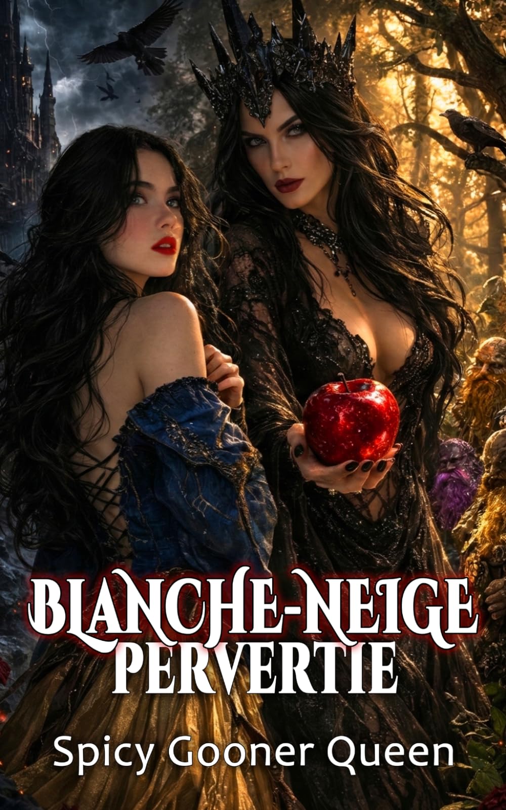 BLANCHE-NEIGE PERVERTIE: Une réécriture sombre avec harem inversé de sept nains, un Alpha Apex, rivalité Oméga et vengeance (Grimms Dark : Contes de Monstres Sombres et Romances Omegaverse)