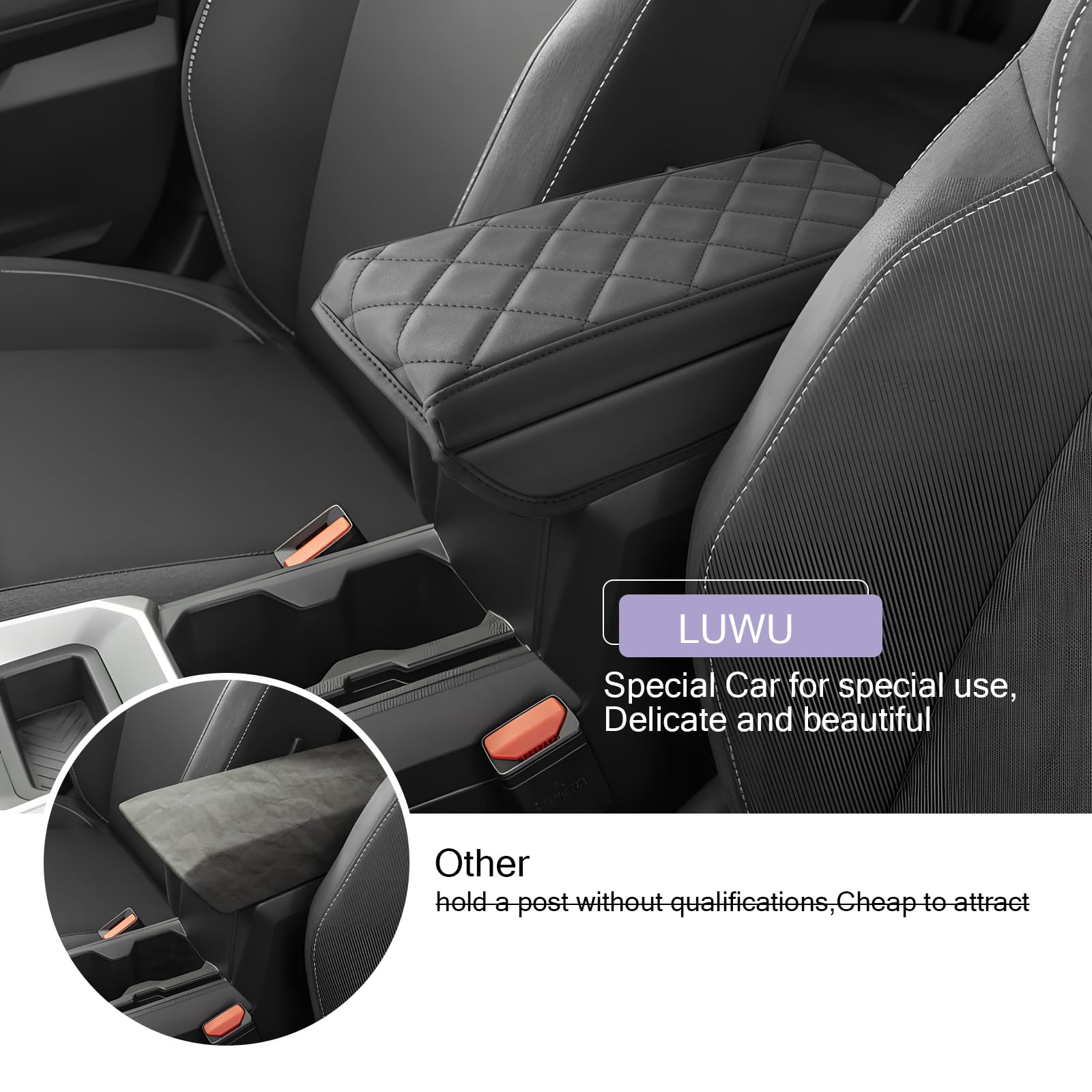 LUWU Kompatybilny z Dacia Duster 3 2024 2025 (modele z podłokietnikami) konsola środkowa, podłokietniki, osłona, osłony podłokietników, ochrona, auto, konsola środkowa, podłokietnik, ochrona,
