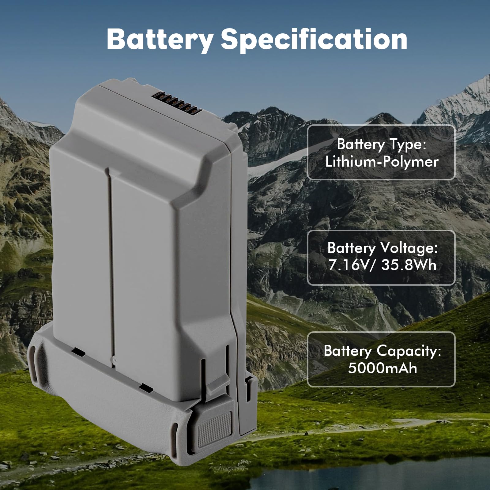 Amazon.com: YATEOO Intelligent Flight Battery Plus(2-Pack) with Bi