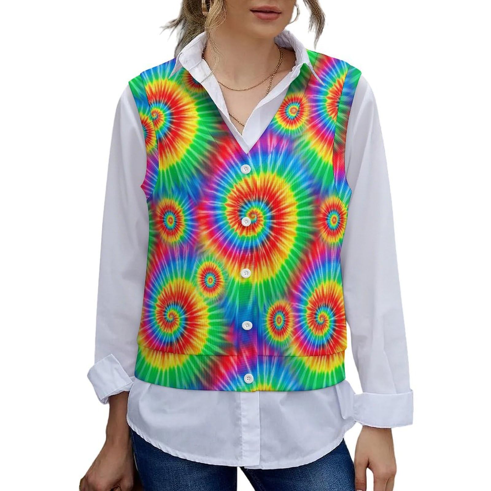 Fashion Sweater Vest for Women Loose Pullover Knitted Tops Sleeveless Cardigans Fall Sweaters