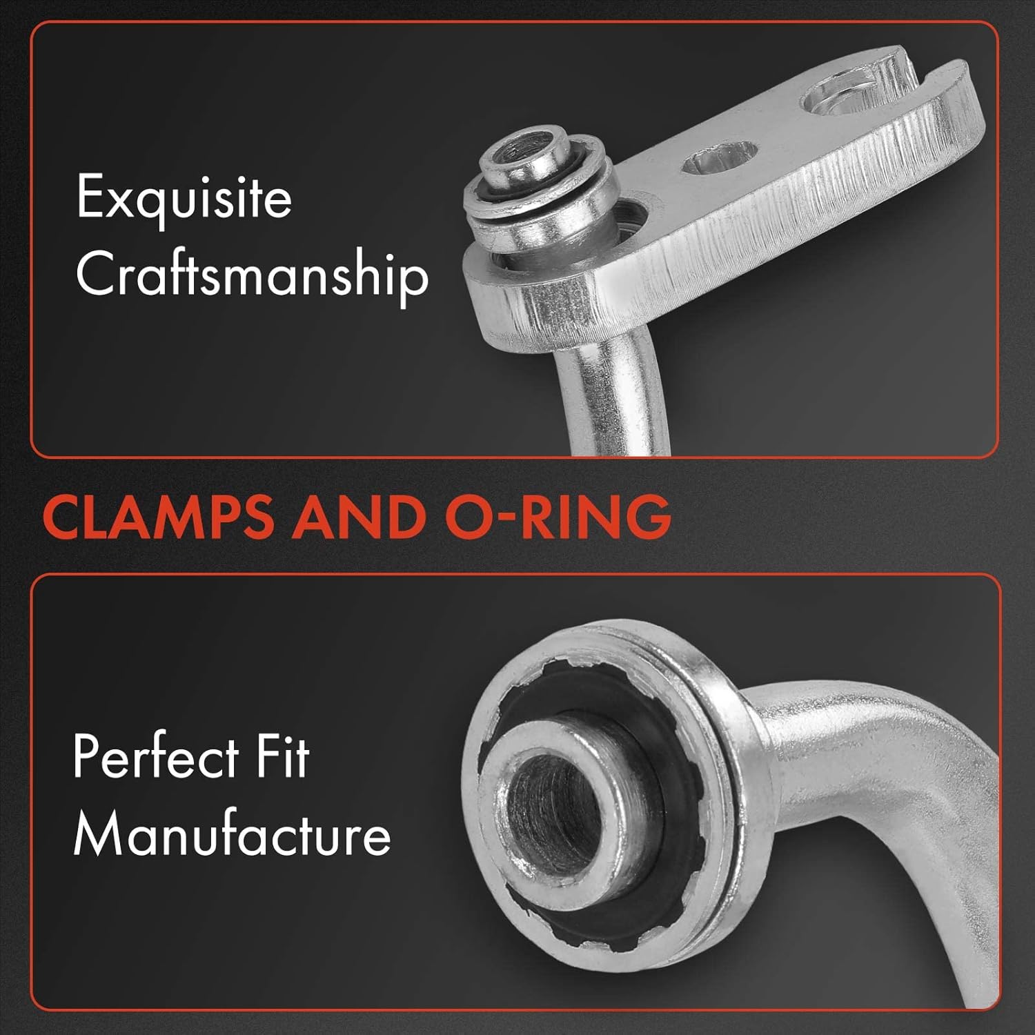 A-Premium A/C Suction Hose Compatible with Freightliner Columbia 2000-2020