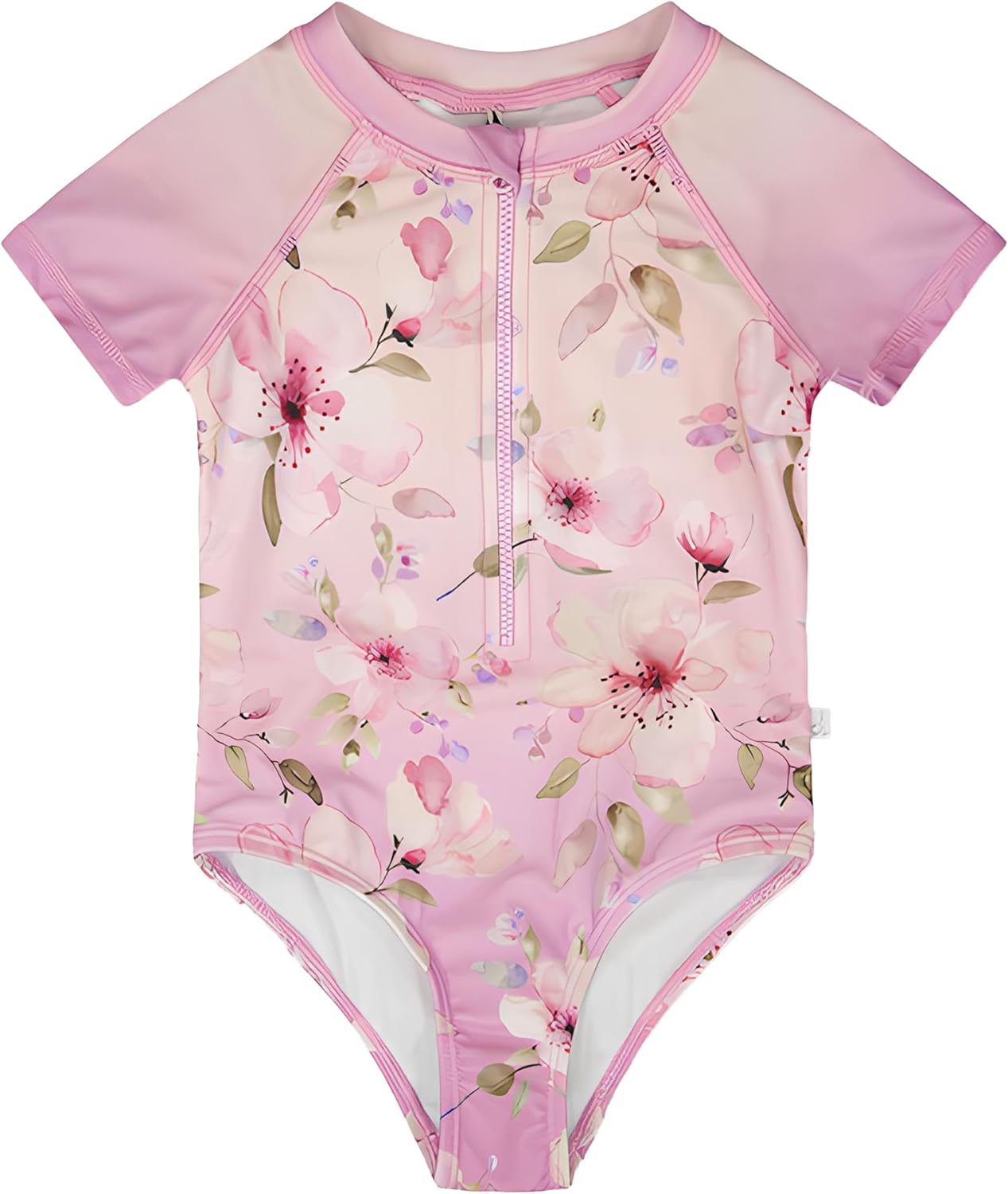Deux par Deux Girl One Piece Swimsuit Rashguard