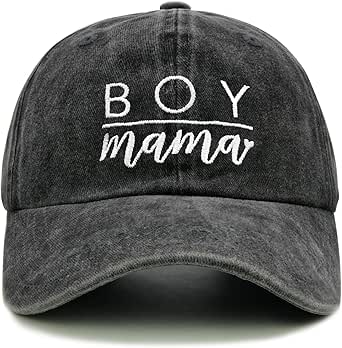 Funny Mommin Hat For Women, Mama Too Busy To Care Truck Hat Gifts Adjustable Washed Cotton Embroidered Mom Baseball Cap (Black) At Women's Clothing Store