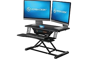 VERSADESK Power Riser 32" Electric Standing Desk Converter for Computer Desk Risers...