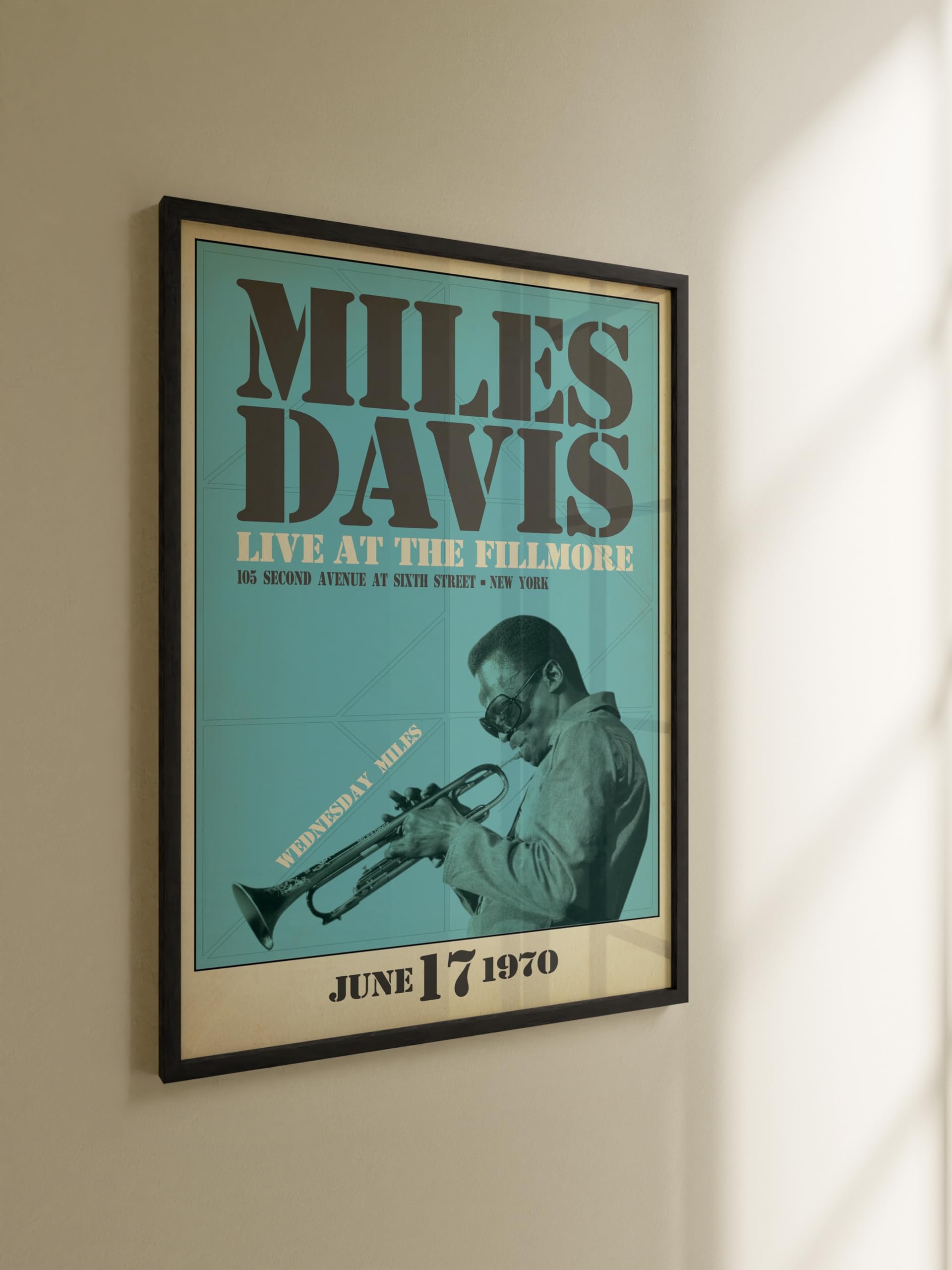 Amazon.com: Miles Davis concert poster, Miles Davis gig
