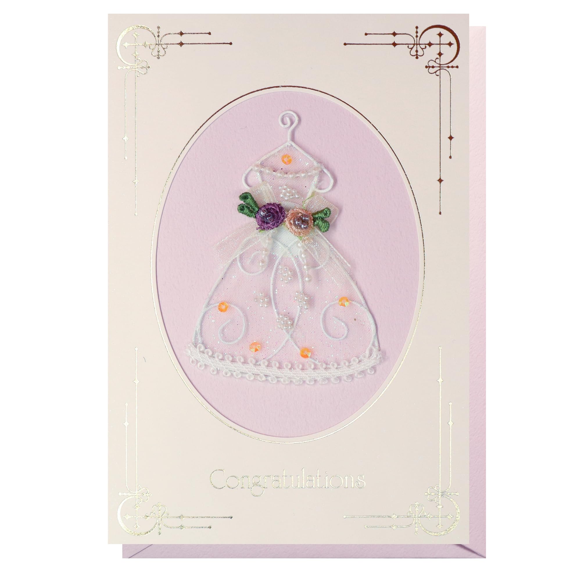 Amazon | 日本 製 【 ウェディング カード 結婚 式 メッセージ ドレス